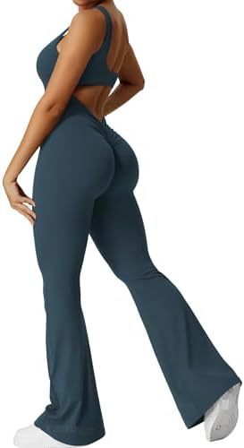 Kelsy Sleeveless Flare Jumpsuits