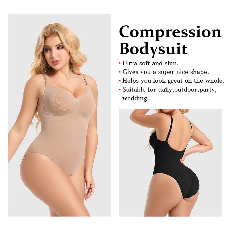 Victoria Snatched Butt Lifting Waist Trainer Seamless Shapewear Bodysuit