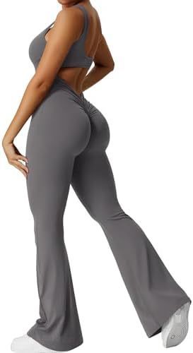 Kelsy Sleeveless Flare Jumpsuits