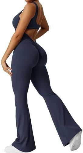 Kelsy Sleeveless Flare Jumpsuits