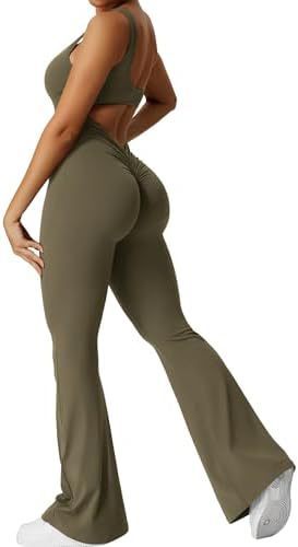 Kelsy Sleeveless Flare Jumpsuits
