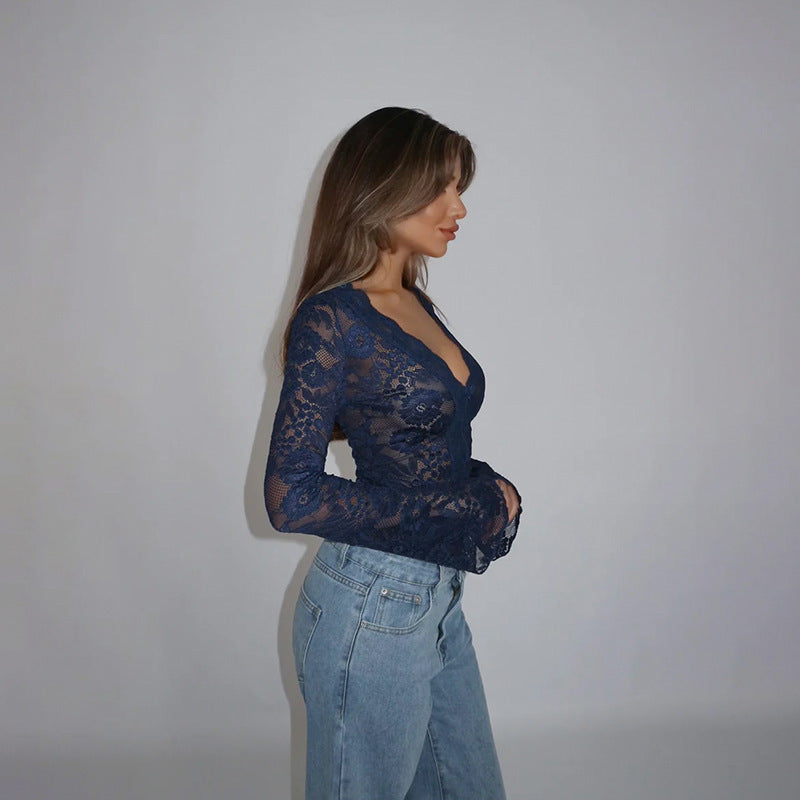 Monica Elegant Lace Top For Women