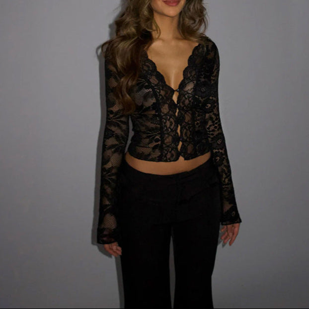 Monica Elegant Lace Top For Women