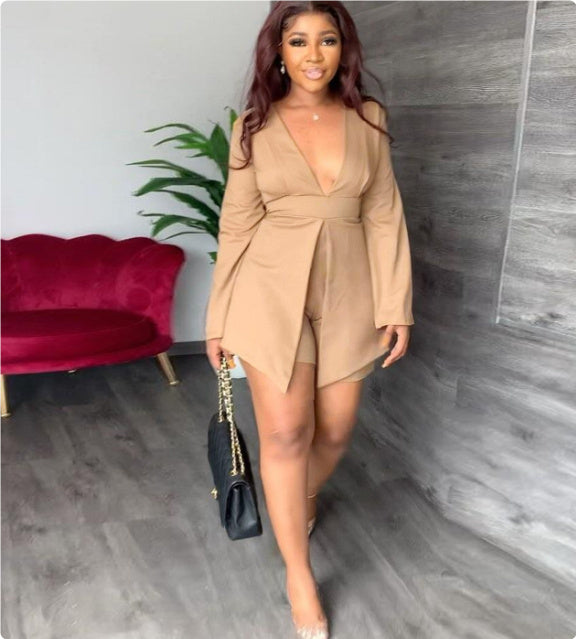 Jackie Coat Suit Top Waist Slimming